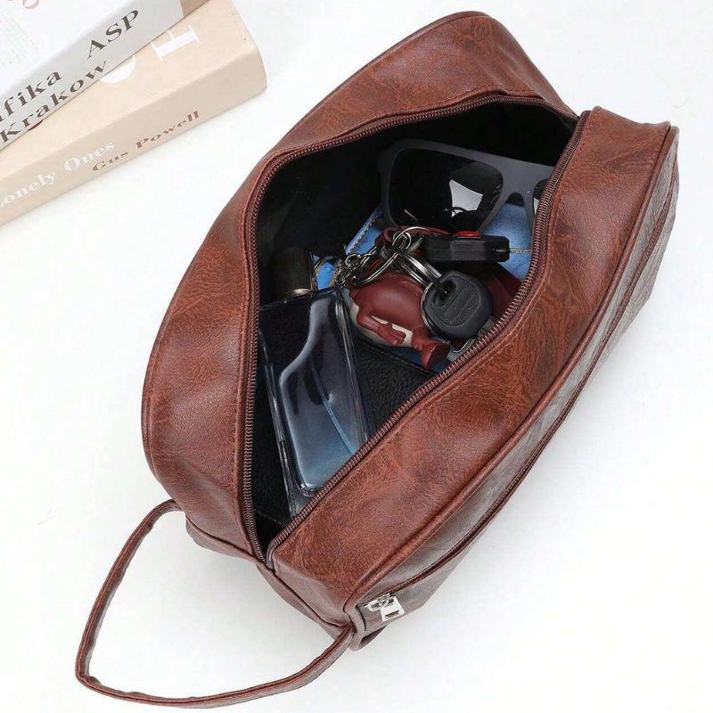 PU Leather Toiletry Bag