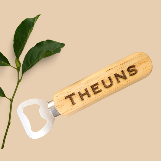 Personalised Wooden Bottle & Can Opener